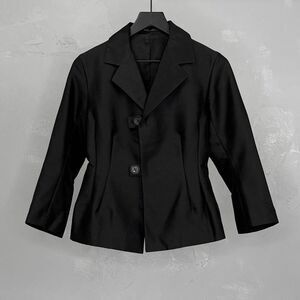 Y's Yohji Yamamoto 2008 Black Mohair & Silk Jacket Women's JP 2, Small